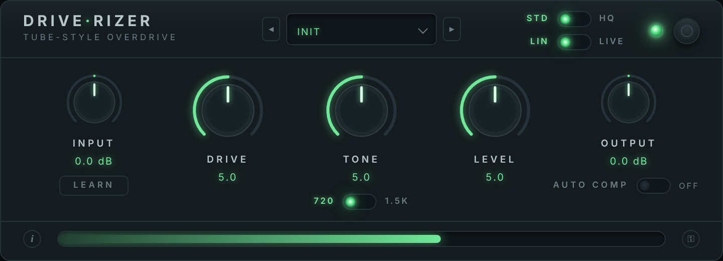 DRIVE·RIZER plugin interface